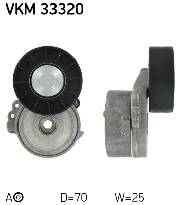 Tendicinghia, Cinghia Poly-V - VKM 33320 SKF
